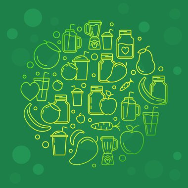 Güler yüzlü parlak yuvarlak şekil