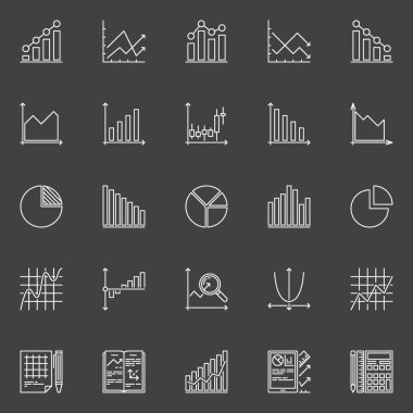 İstatistik Icons collection
