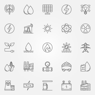 Enerji simgeler kümesi vektör