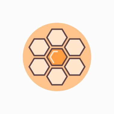 Petek düz kavramı simgesi