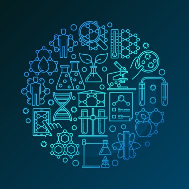 Renkli biyo teknoloji sembolü