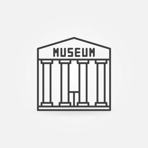 Ikone des Museumsbaus — Stockvektor