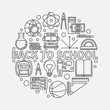 Dairesel işareti okuluna geri dön