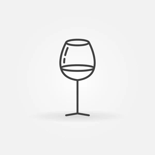 와인 개념 아이콘의 유리 — 스톡 벡터