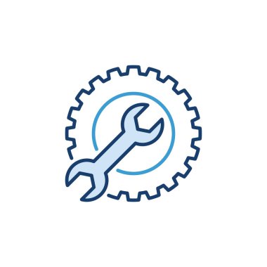 Anahtar vektörü konsepti yaratıcı simgeye sahip vites