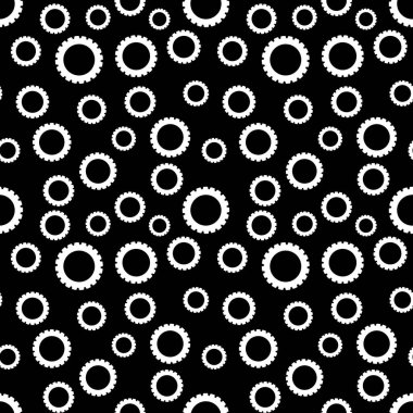 Çarklar ve dişliler vektör konsepti pürüzsüz desen