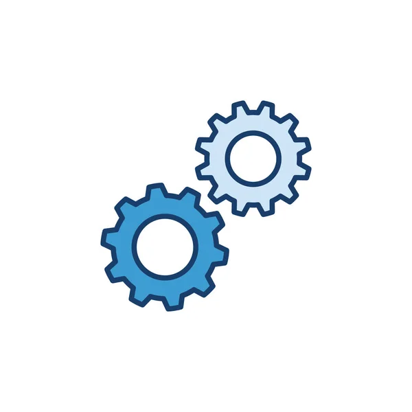 Icono creativo de Spur Gears. Señal vectorial de configuración — Vector de stock