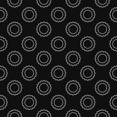 Çark vektörü koyu ve pürüzsüz desen