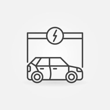 EV vektör kavramı ana hat biçiminde basit simge