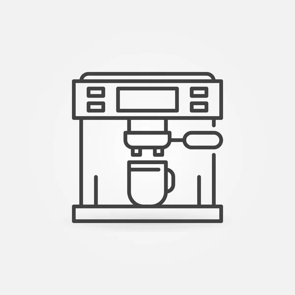 Ikona vektoru Espresso Machine ve stylu osnovy — Stockový vektor