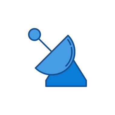 Uydu Anten Kulesi vektör kavramı modern simge