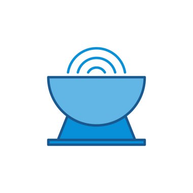 Anten Çanağı vektör konsepti yaratıcı simge