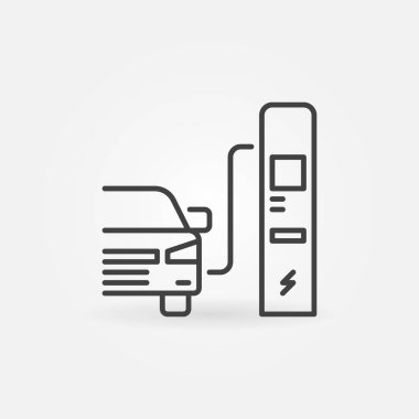 EV dış hat vektör konsepti yükleniyor