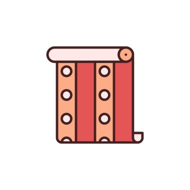 Renkli Duvar Kağıdı Vektör Konsepti Modern simge