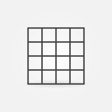 Döşeme Boş Döşeme Taşı doğrusal vektör konsept simgesi