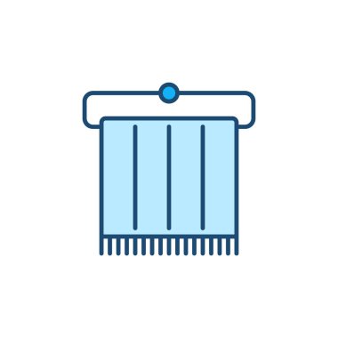 Askı vektörü konsepti mavi moodern simgesi