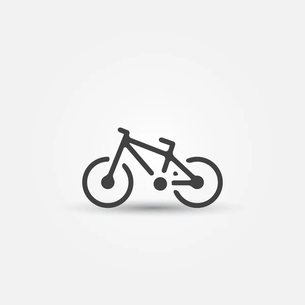 Icône de vélo vectoriel — Image vectorielle