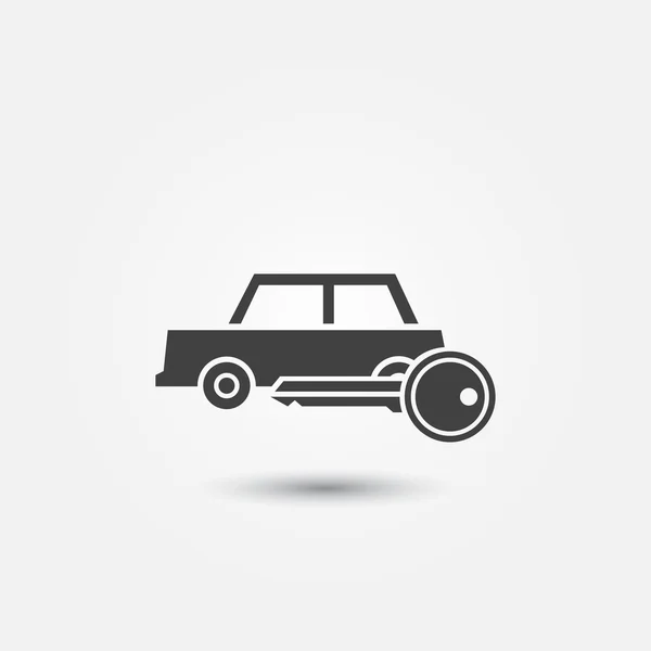 Icône de location de voiture — Image vectorielle