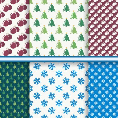 Bir dizi kusursuz Noel şablonu