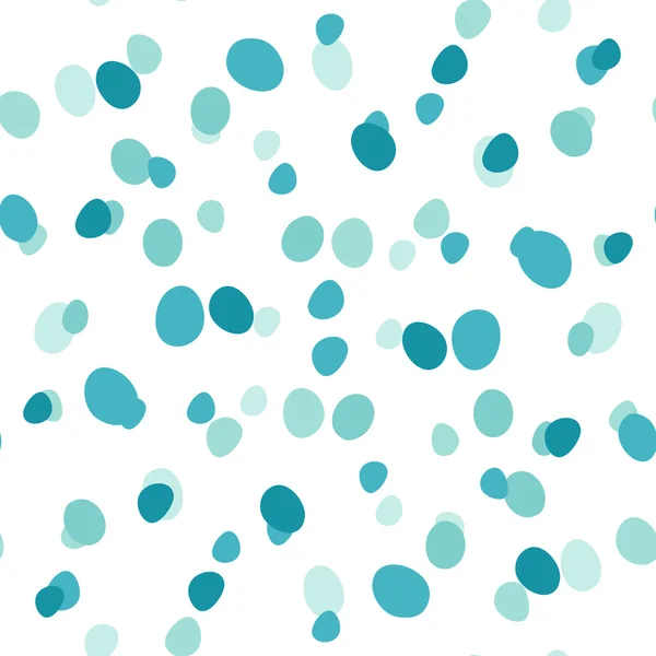 抽象的蓝色圆点无缝模式 — 图库矢量图片