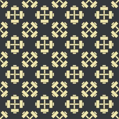 Retro vektör spor salonu seamless modeli