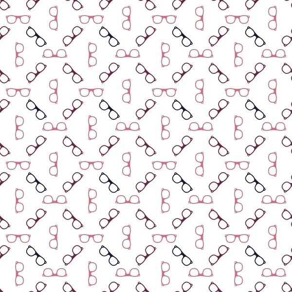 Lunettes motif sans couture - texture des lunettes vectorielles — Image vectorielle