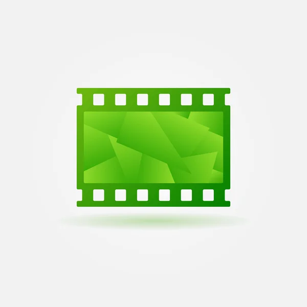 Sinema Film şeridi logo şablonu — Stok Vektör