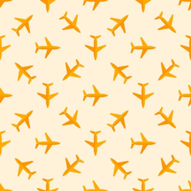 Vektör uçak seamless modeli