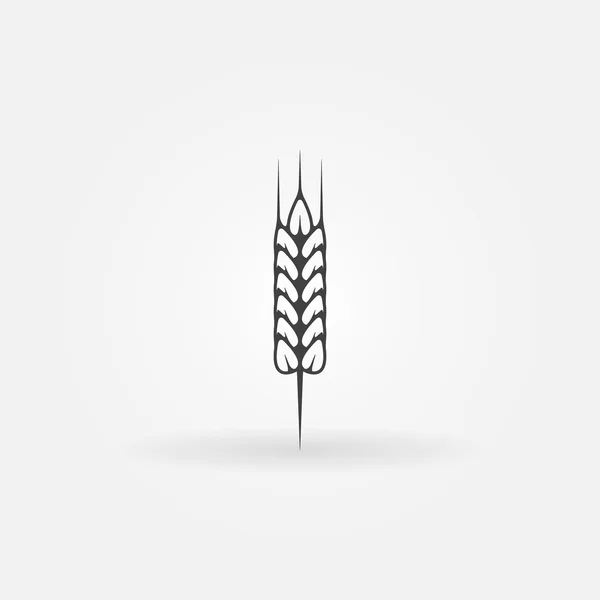 Пшениця вектор значок або логотип — стоковий вектор