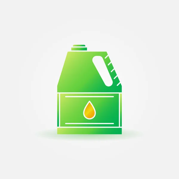 Aceite de motor para coche icono brillante — Vector de stock