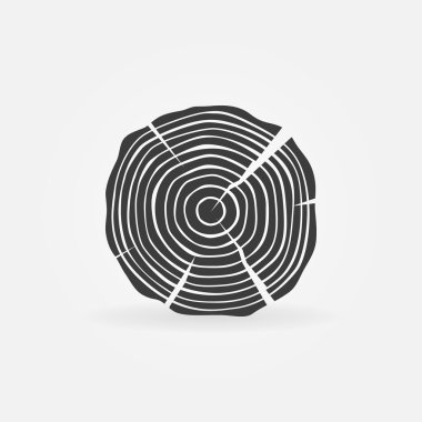 Wood icon or sawmill logo