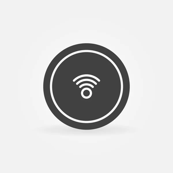Wi-Fi kutsal kişilerin resmi ya da düğme — Stok Vektör