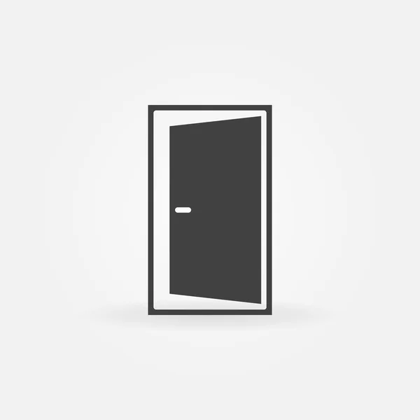 Icono de puerta abierta — Vector de stock