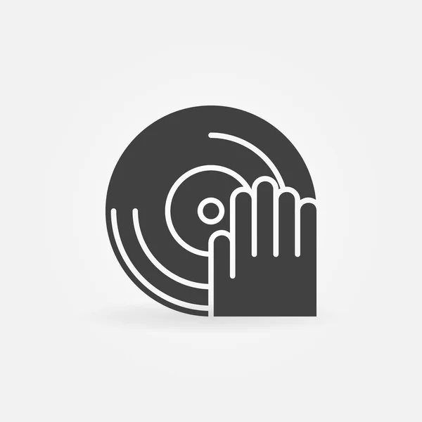 DJ ikona lub logo — Wektor stockowy