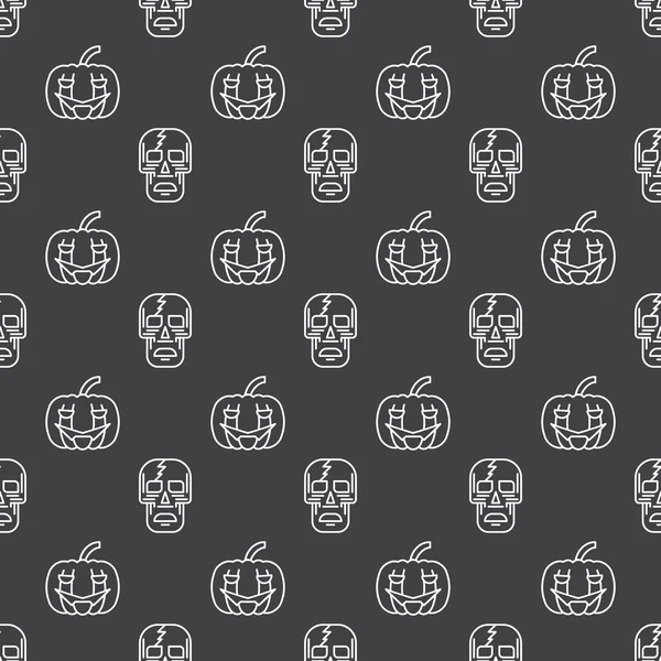 Halloween seamless pattern or background — Stock Vector