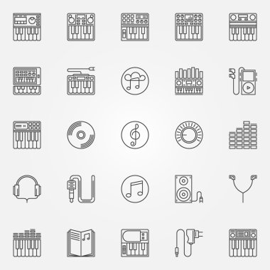 Synthesizer doğrusal simgeler