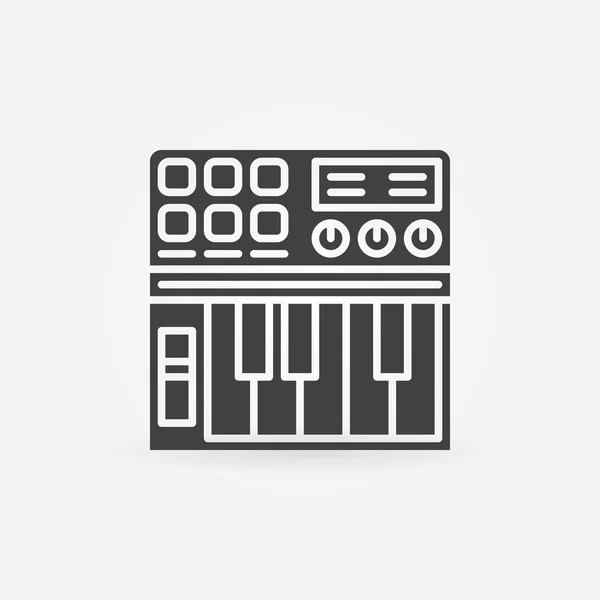 Synthesizer-Symbol oder Logo — Stockvektor