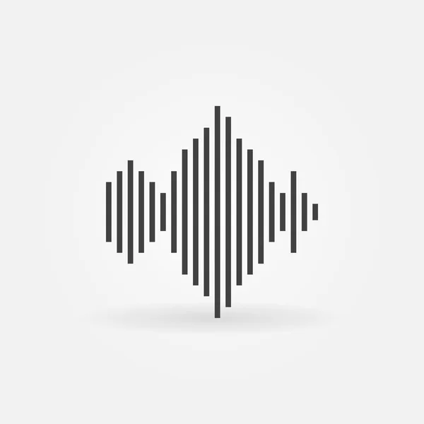 Sound wave icon or logo — Stock Vector