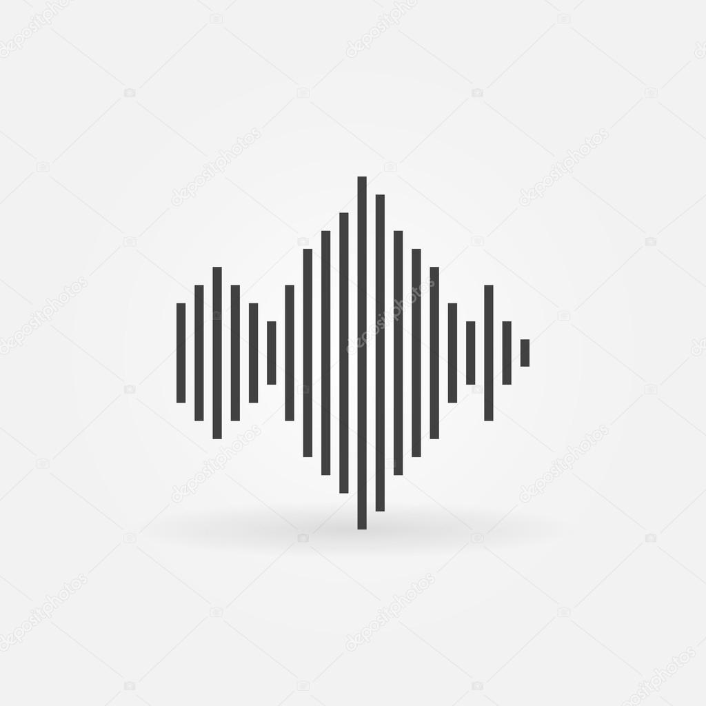 Sound wave icon or logo