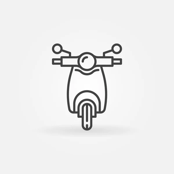Scooter doğrusal simgesi — Stok Vektör