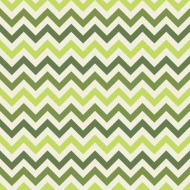 Yeşil chevron desen