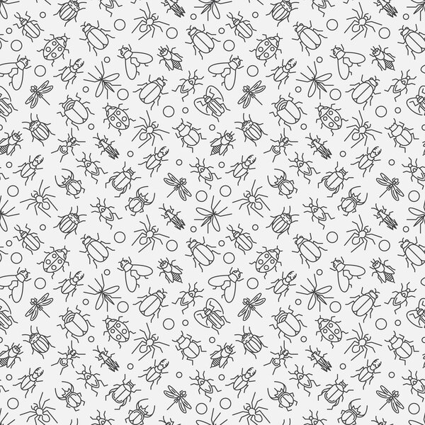 Insects linear pattern