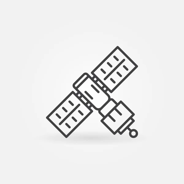 Satellite line icon — Stock Vector