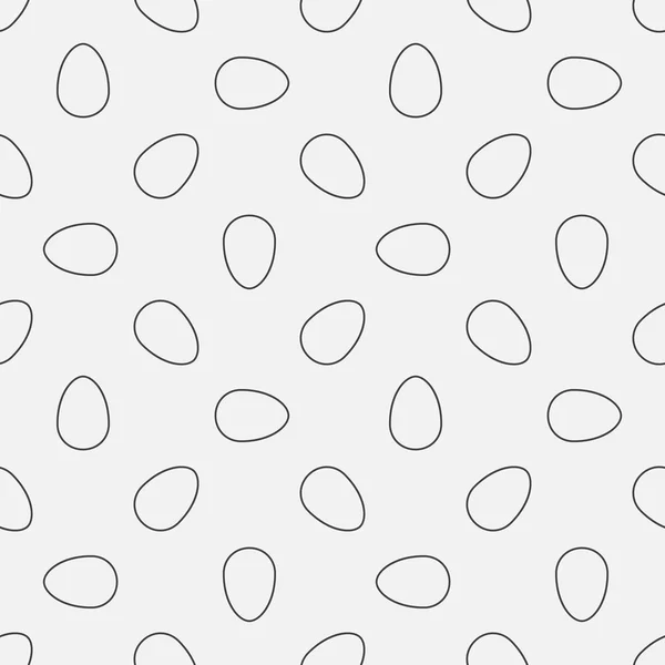 Бесшовный минимальный рисунок с яйцами — стоковый вектор
