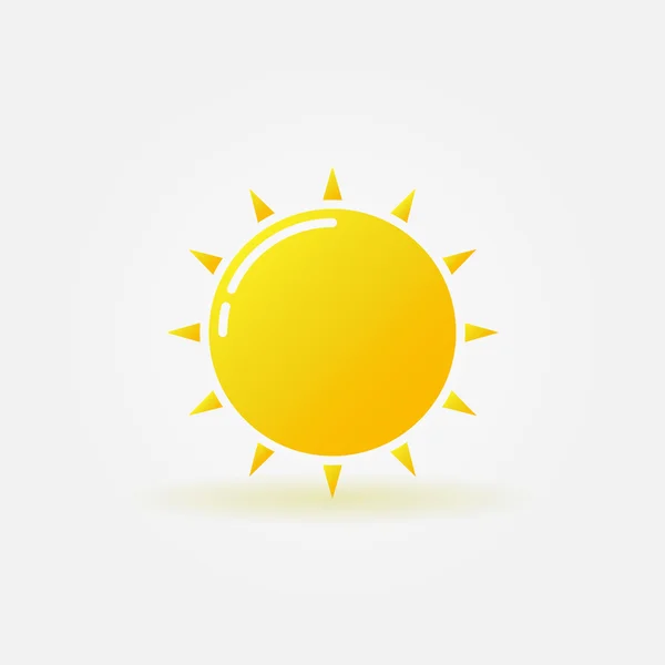 Logo soleil brillant — Image vectorielle