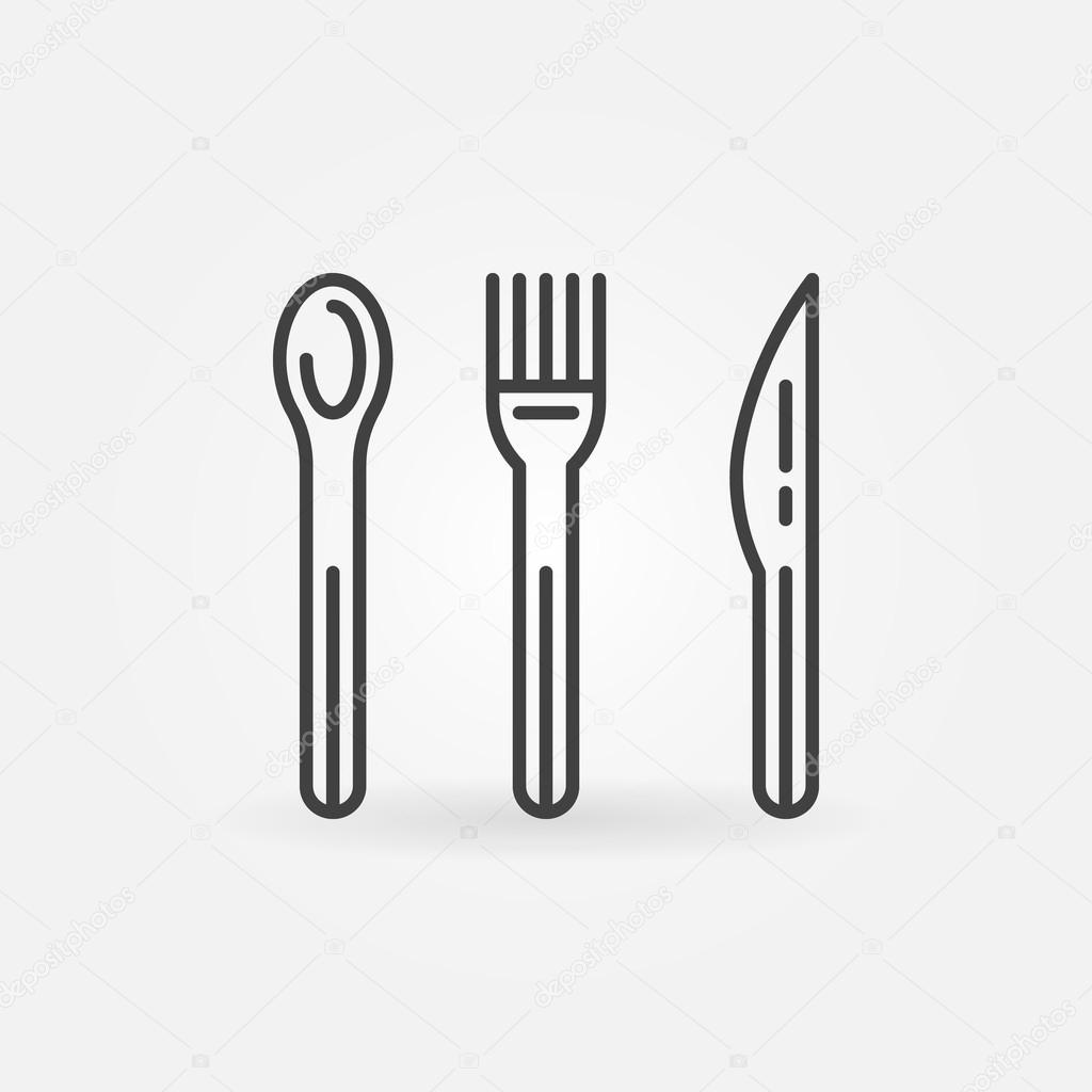Food line vector icon