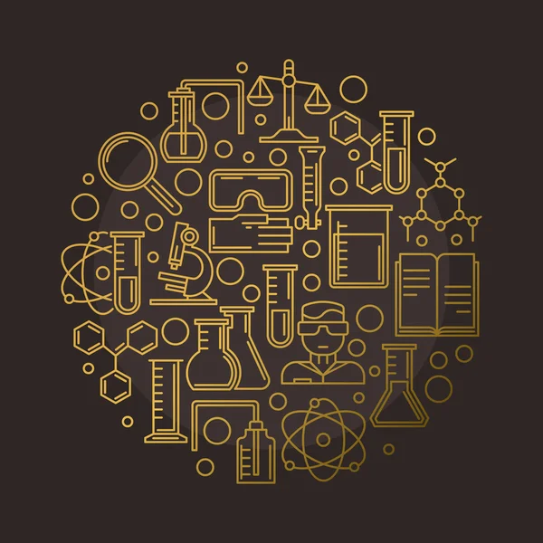 Ilustração do vetor da química — Vetor de Stock