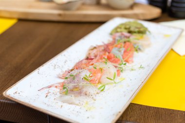 Deniz ürünleri ceviche 