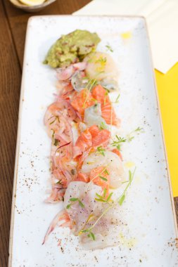 Deniz ürünleri ceviche 