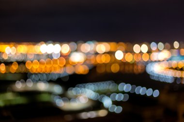 Arka plan ile çok renkli bulanık bokeh